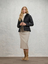 Bunda Charme – NERO interno BEIGE 301