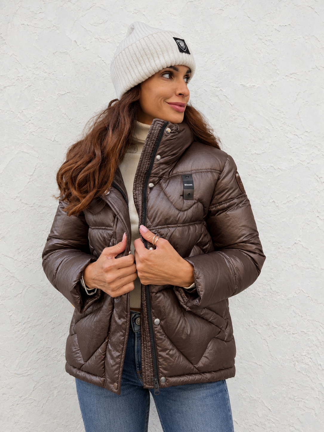 Bunda dámská Rossyn – BROWN 30B