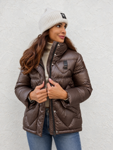 Bunda dámská Rossyn – BROWN 30B