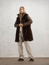 Kabát dámský Aspen – BROWN 30B