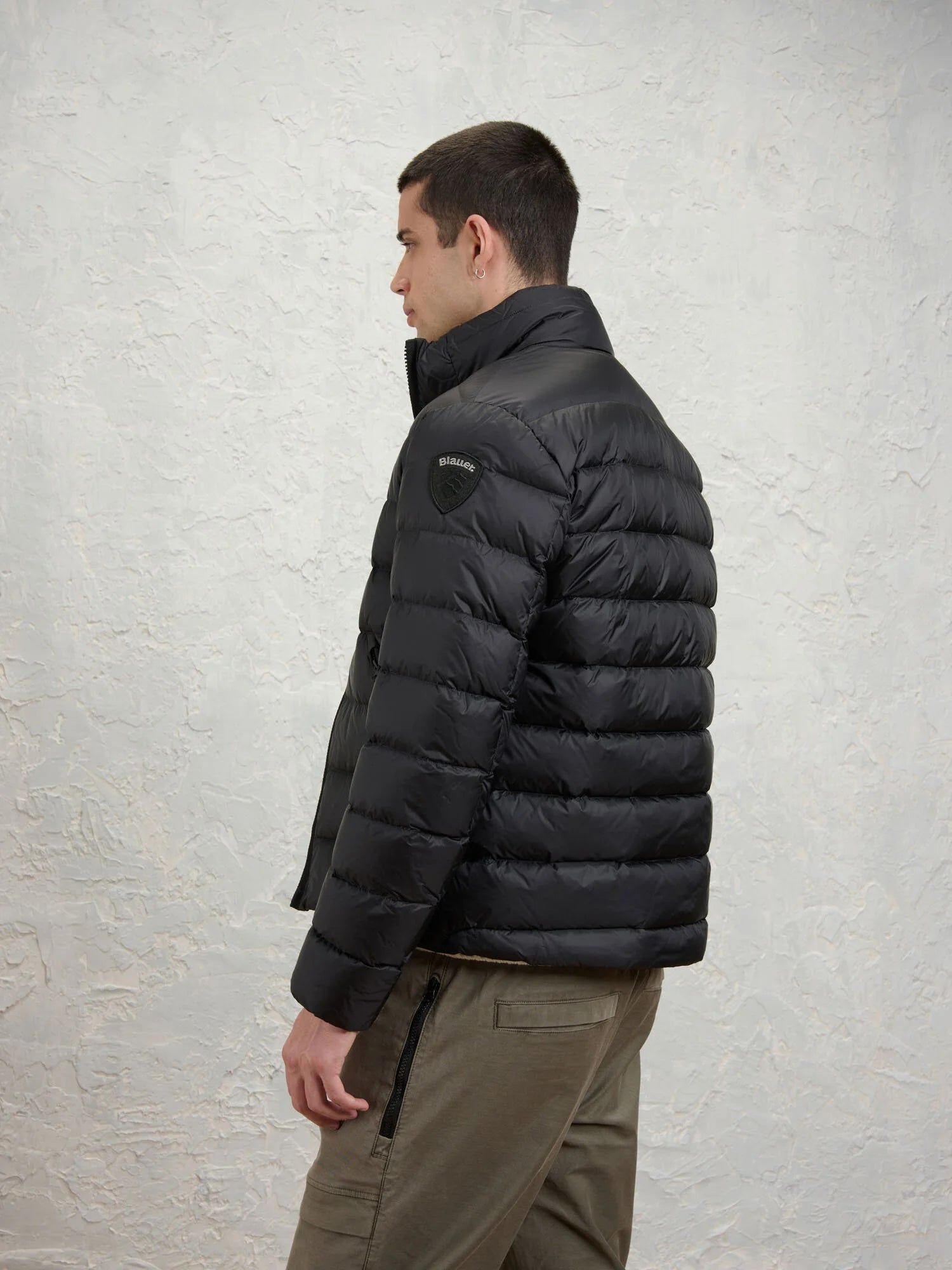 Bunda pánská Austin – NERO interno BEIGE 301