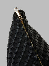 Kabelka dámská pletená s popruhem Home – BLACK