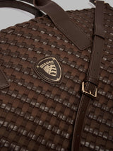 Kabelka dámská pletená s popruhem Home – DARK BROWN