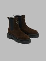 Kotníkové boty dámské Kimmel – DARK BROWN