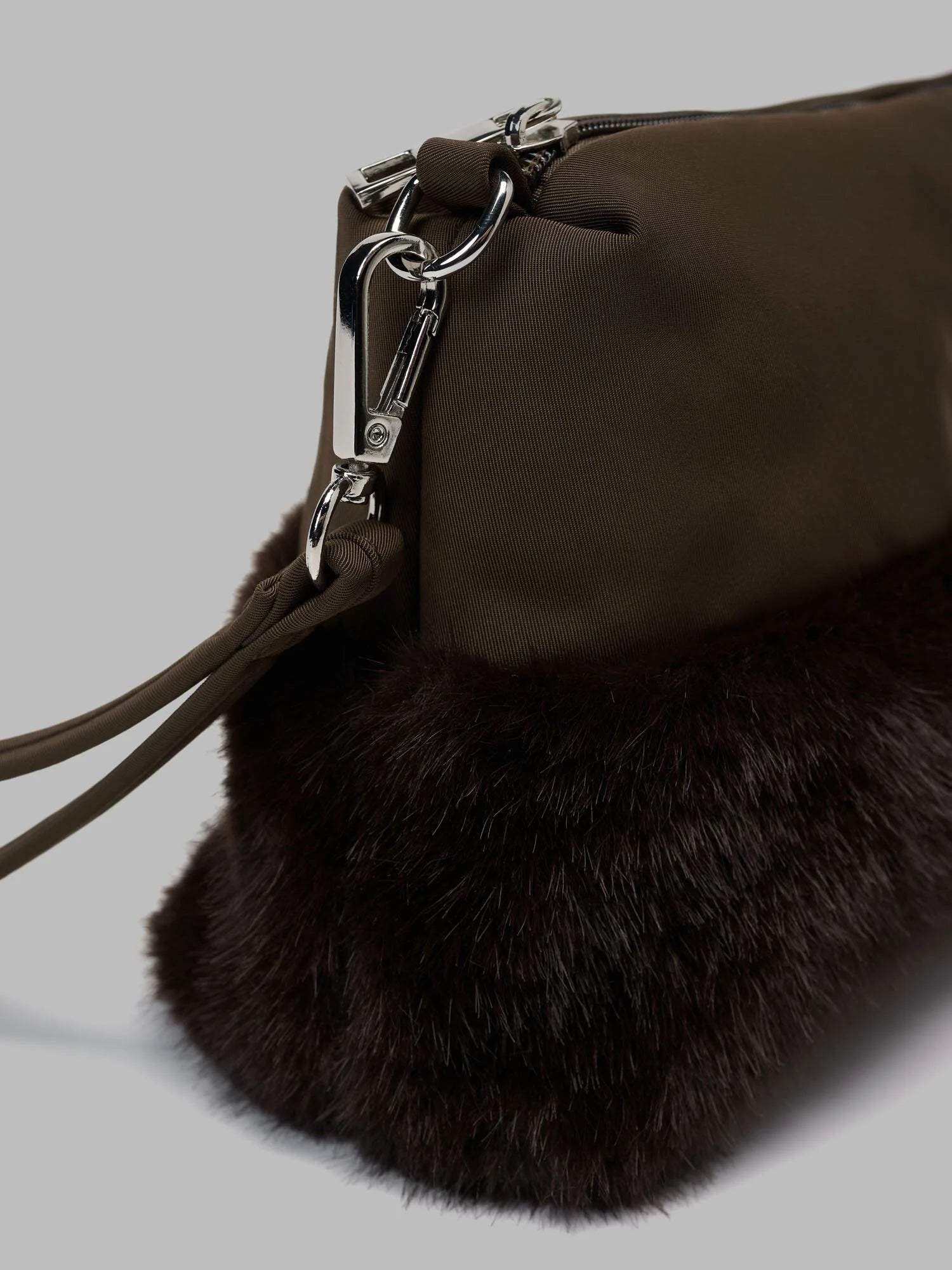 Kabelka příruční dámská Mira – DARK BROWN