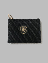 Peněženka dámská pletená MOP – BLACK