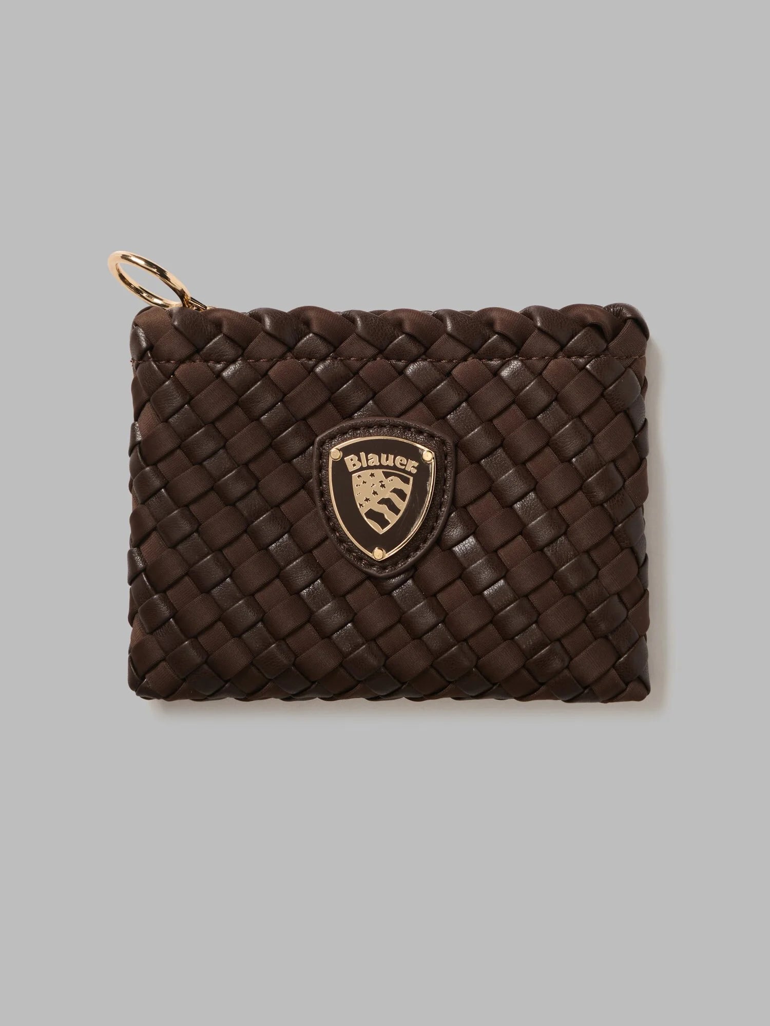 Peněženka dámská pletená MOP – DARK BROWN