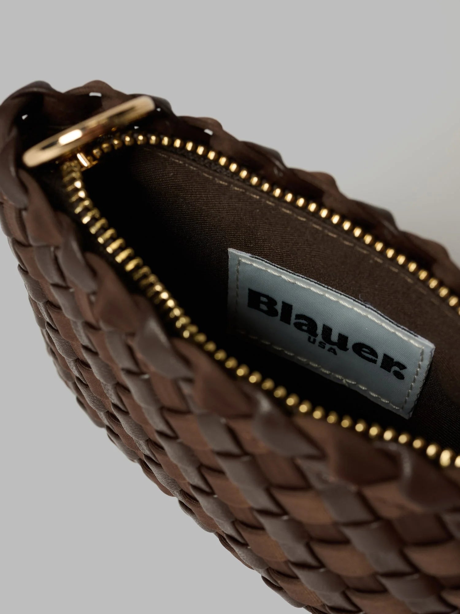 Peněženka dámská pletená MOP – DARK BROWN